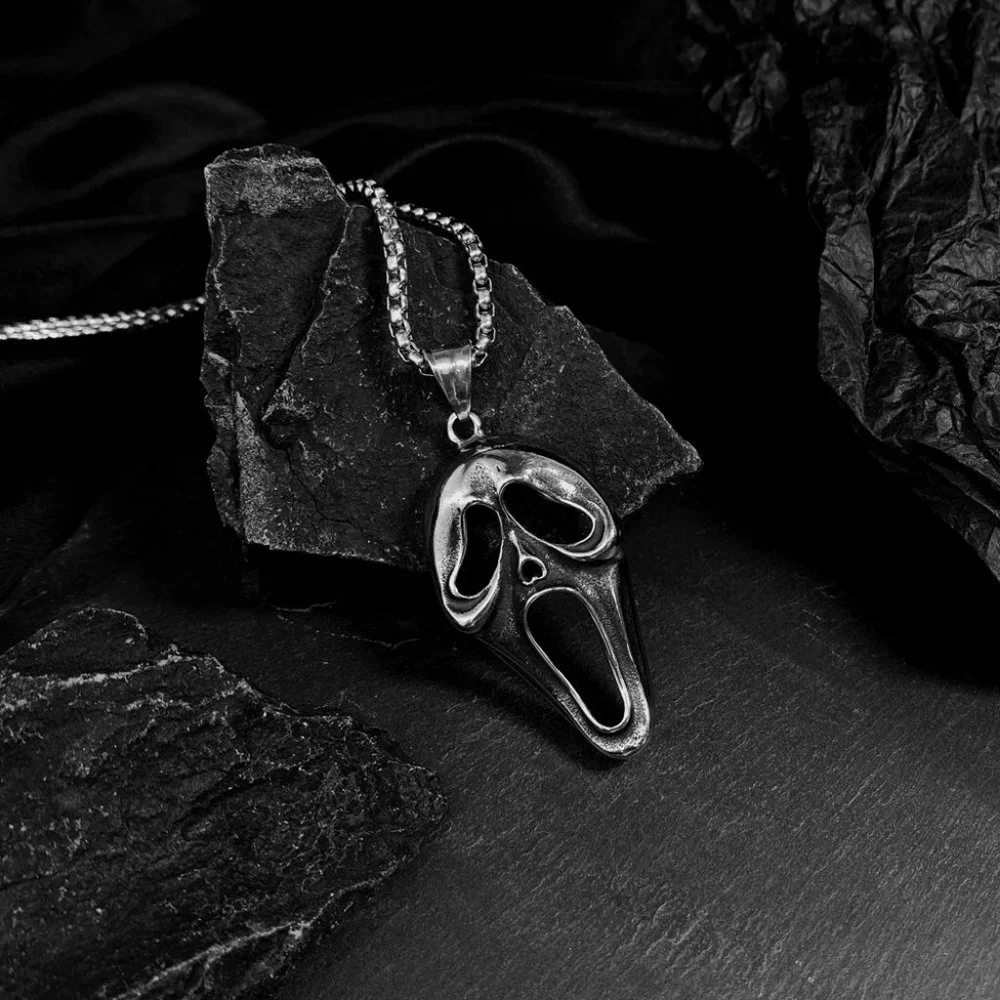 men grimace necklace - Picture 2 of 4